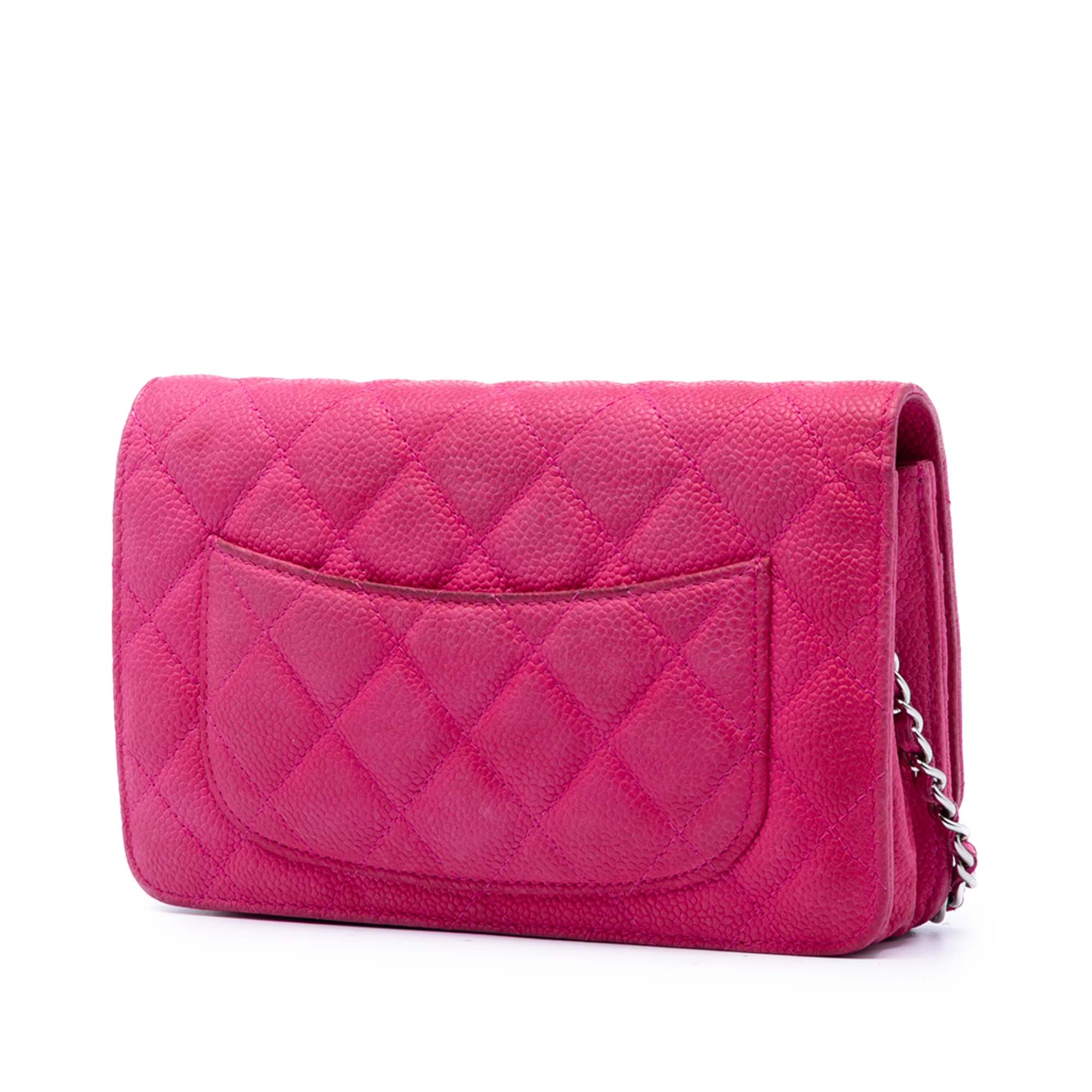 CC Quilted Caviar Wallet on Chain - Image 2