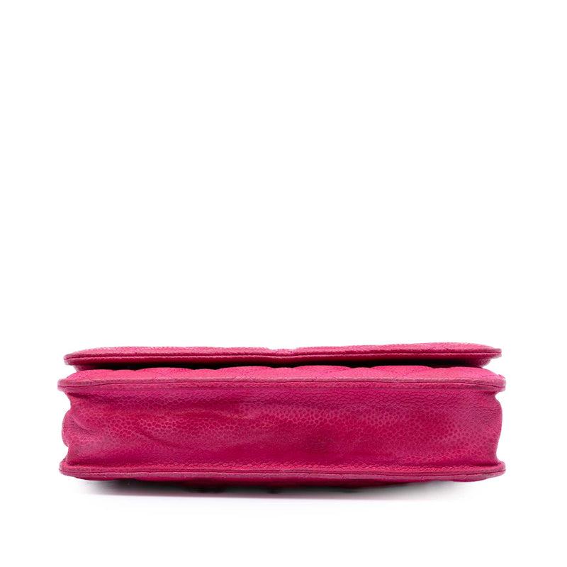 CC Quilted Caviar Wallet on Chain - Image 3