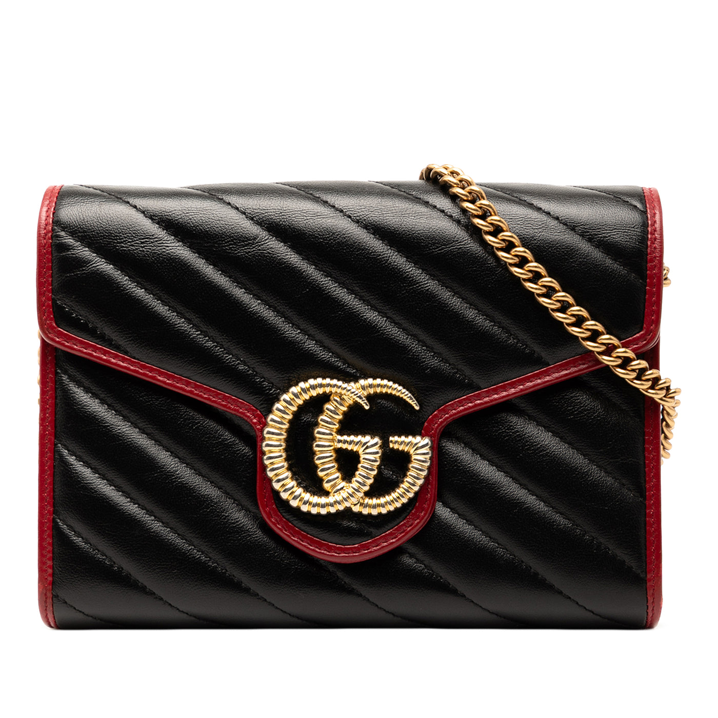 GG Marmont Matelasse Leather Torchon Wallet On Chain - Image 1