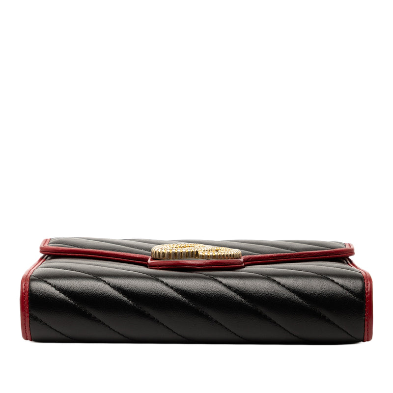 GG Marmont Matelasse Leather Torchon Wallet On Chain - Image 3