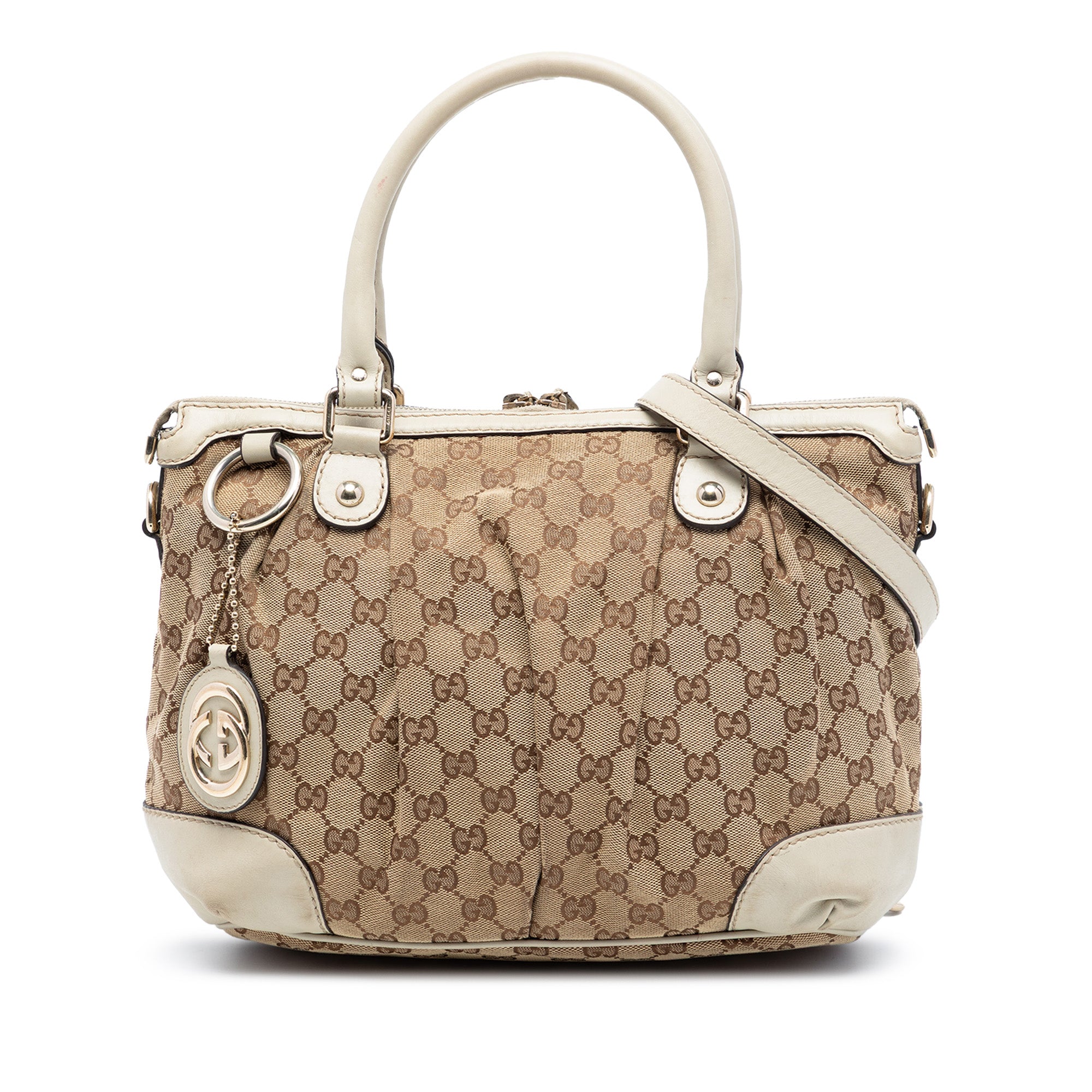 GG Canvas Sukey Satchel - Image 1