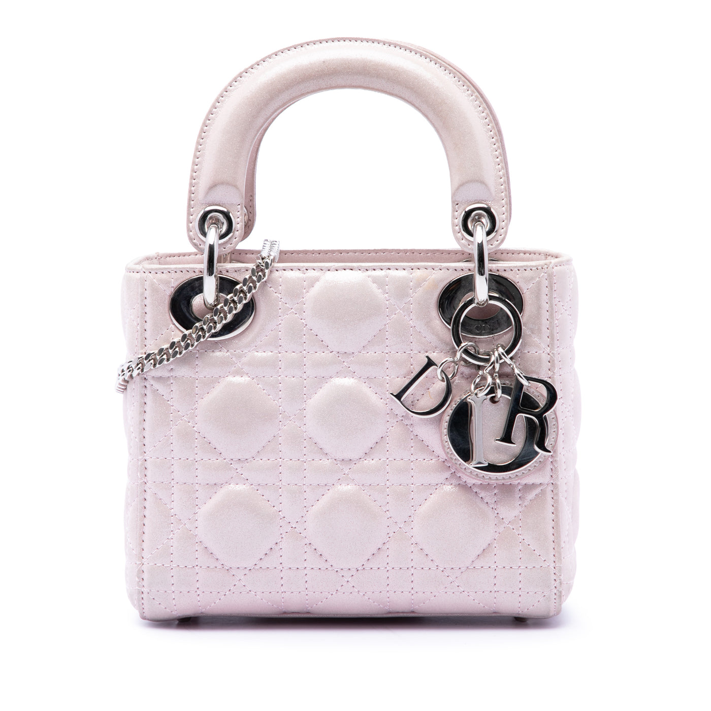 Mini Iridescent Lambskin Cannage Lady Dior - Image 1