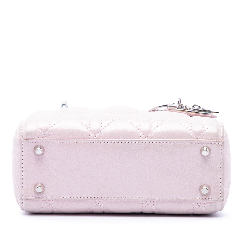 Mini Iridescent Lambskin Cannage Lady Dior - Image 3
