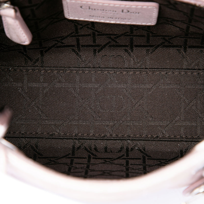 Mini Iridescent Lambskin Cannage Lady Dior - Image 4