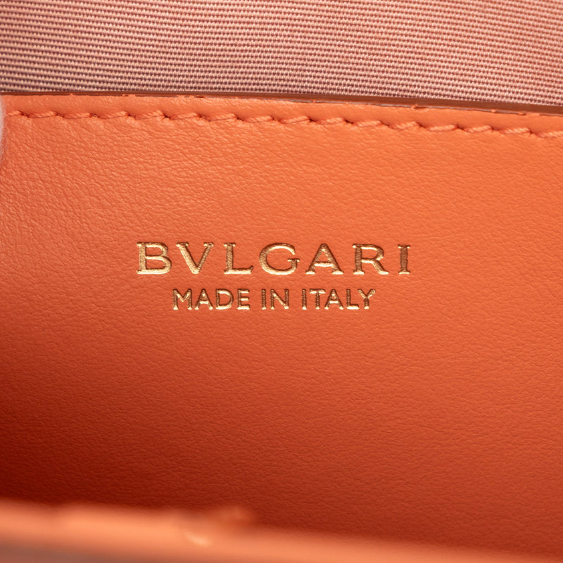 Smooth and Pebbled Calfskin Logo Tote - Image 5
