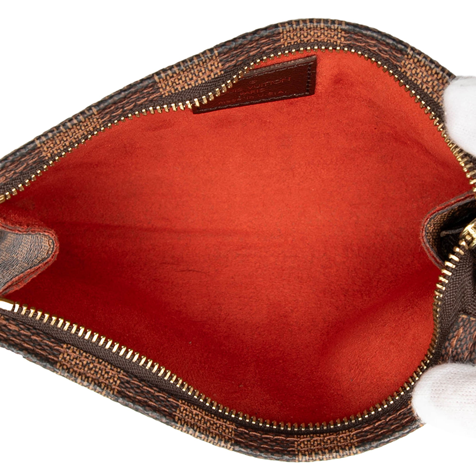 Damier Ebene Marais Bucket Pouch - Image 4