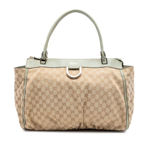 GG Canvas Abbey D Ring Tote - Image 1