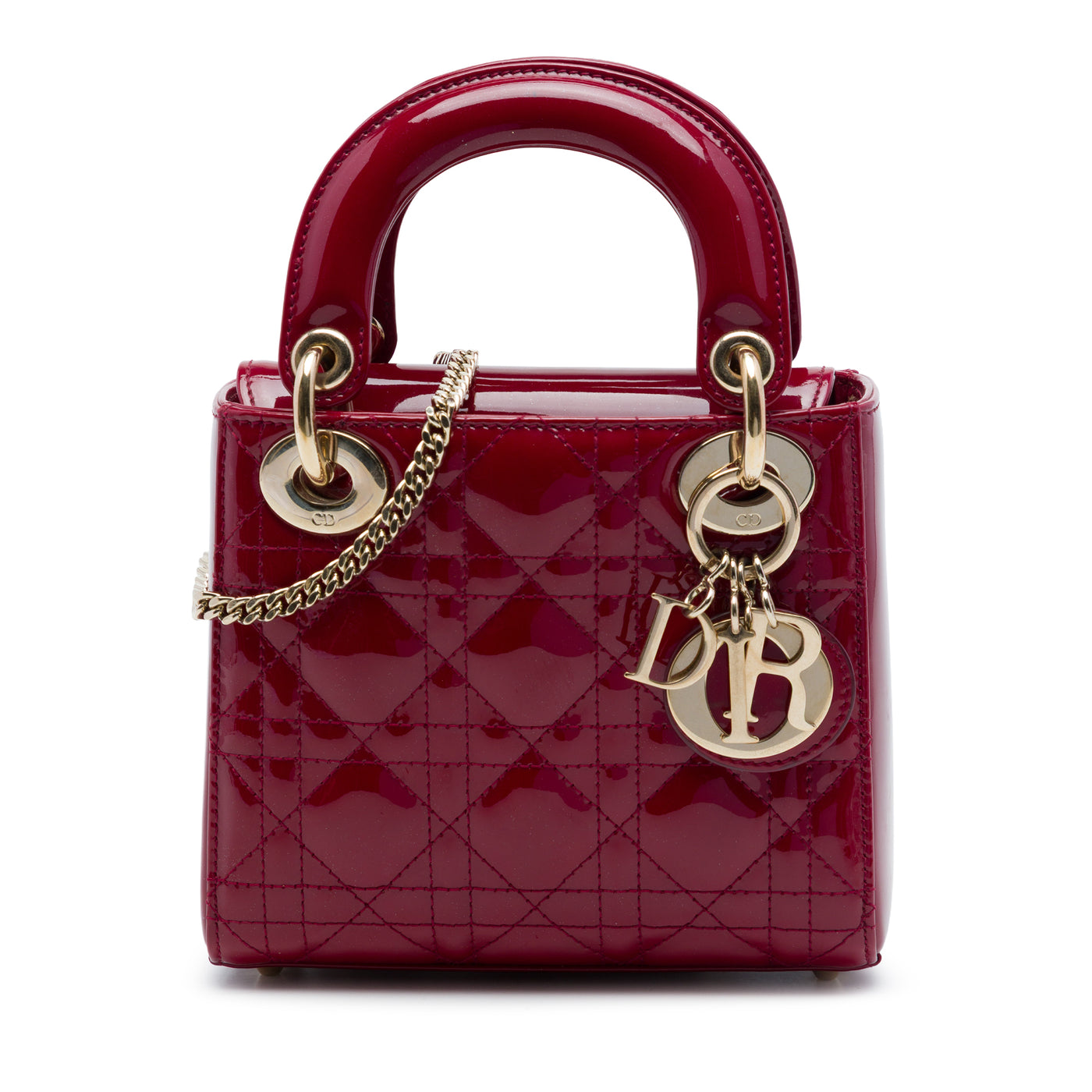 Mini Patent Cannage Lady Dior - Image 1
