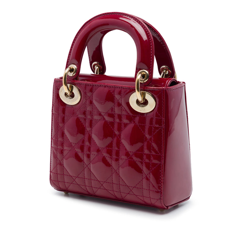 Mini Patent Cannage Lady Dior - Image 2