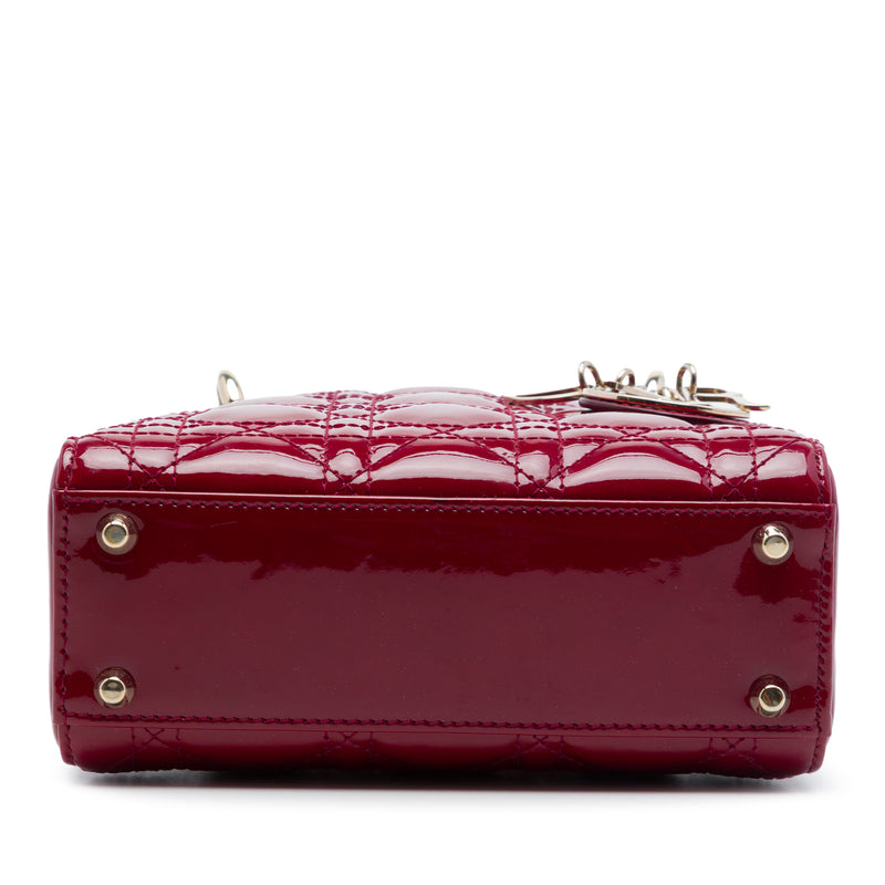 Mini Patent Cannage Lady Dior - Image 3