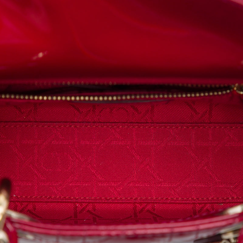 Mini Patent Cannage Lady Dior - Image 4