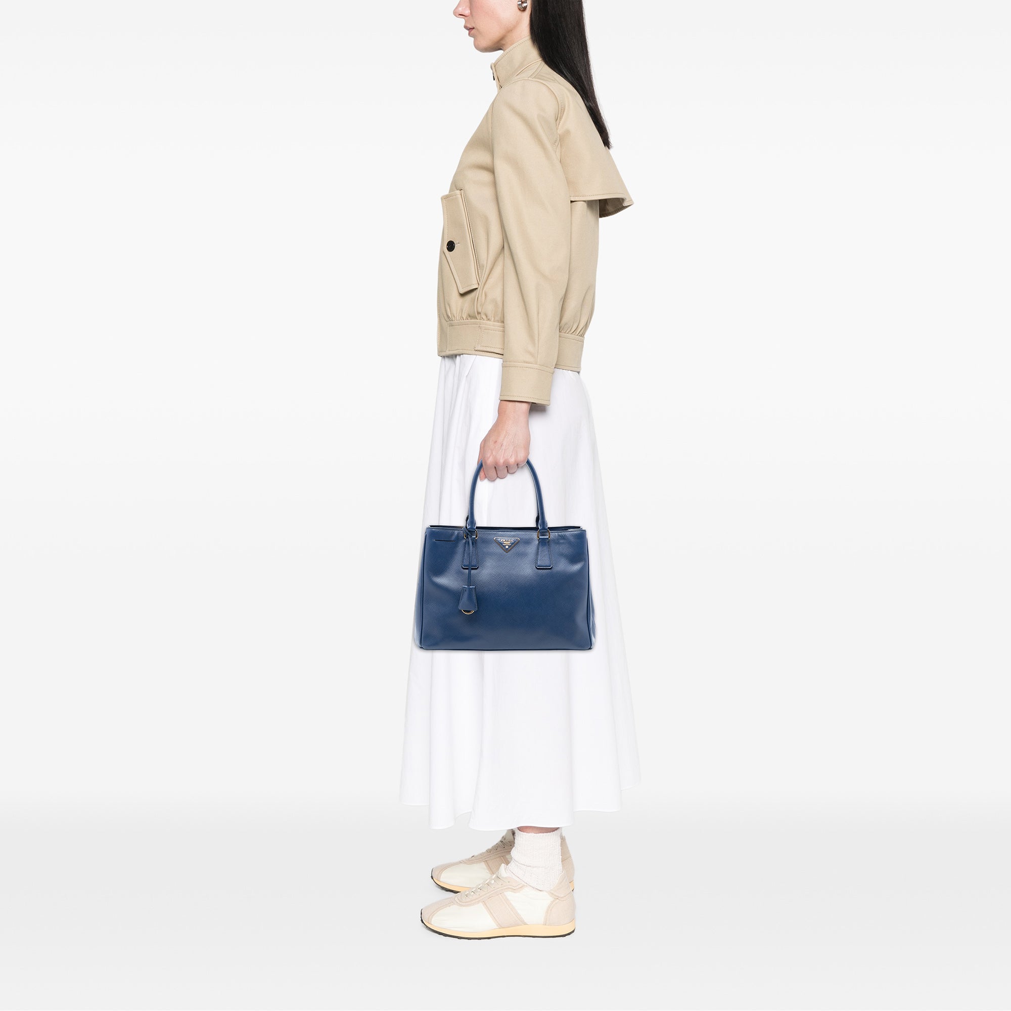 Medium Saffiano Lux Galleria Satchel - Image 6