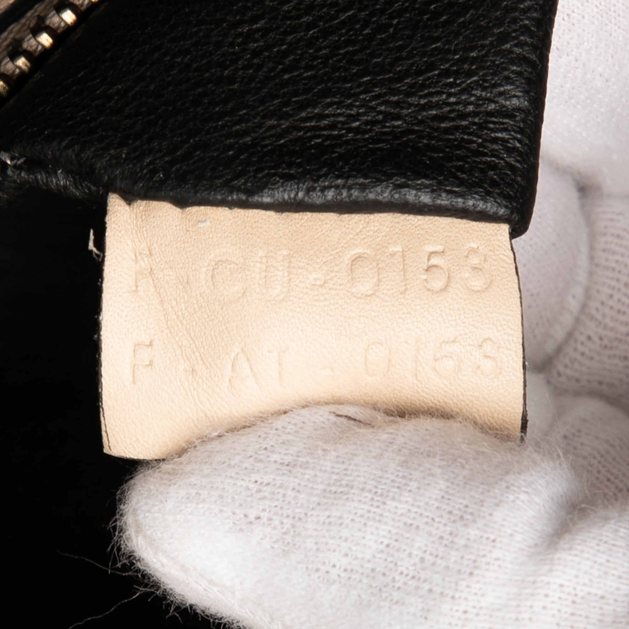 Mini Bicolor Leather Luggage Tote - Image 6