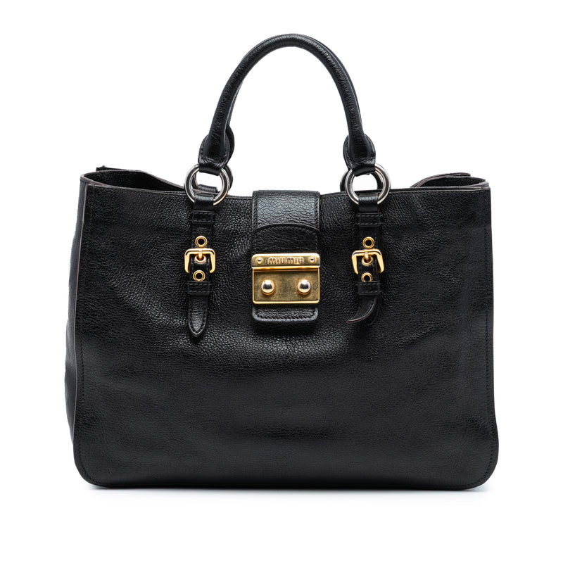 Goatskin Madras Satchel