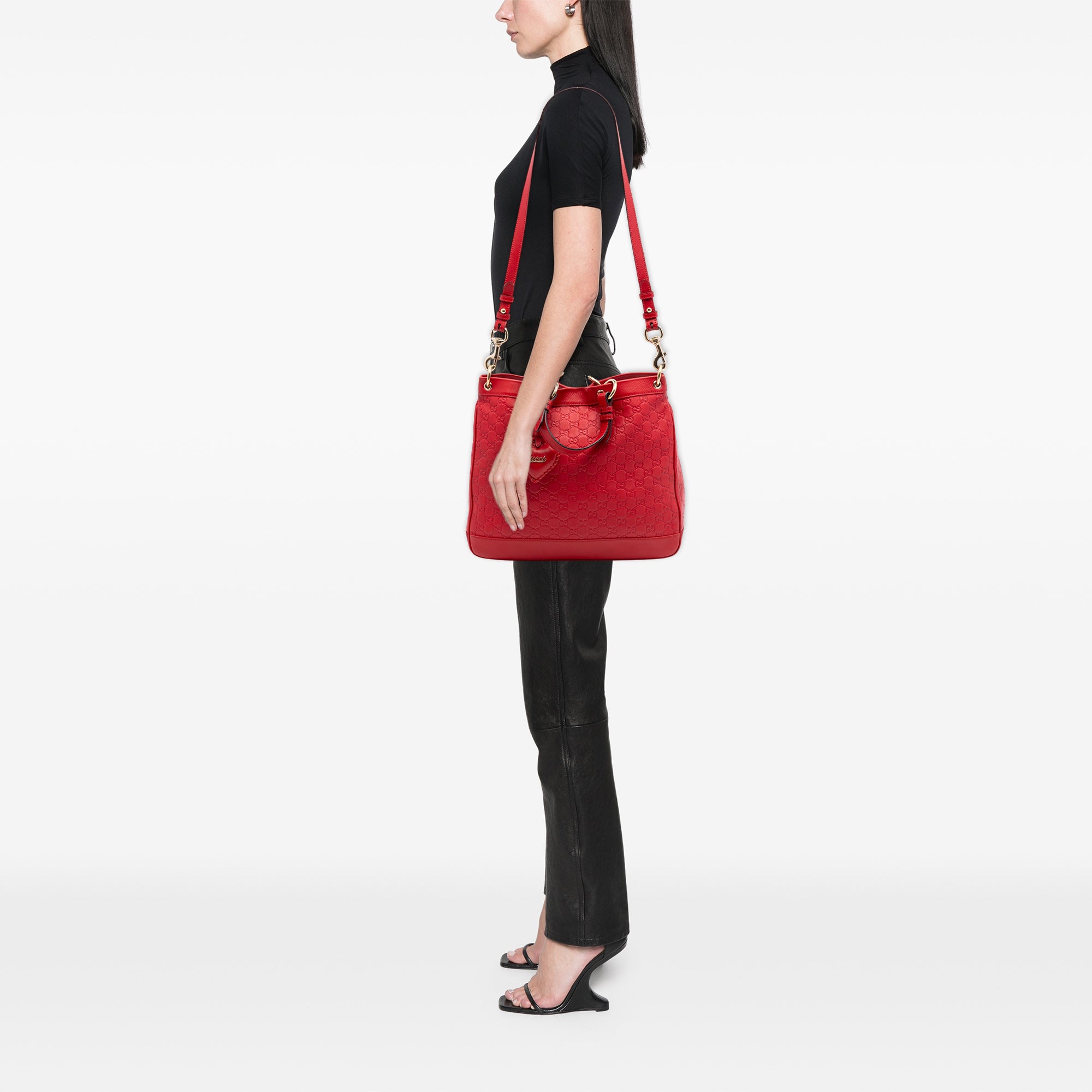 Medium Guccissima Valentine Top Handle Bag - Image 6