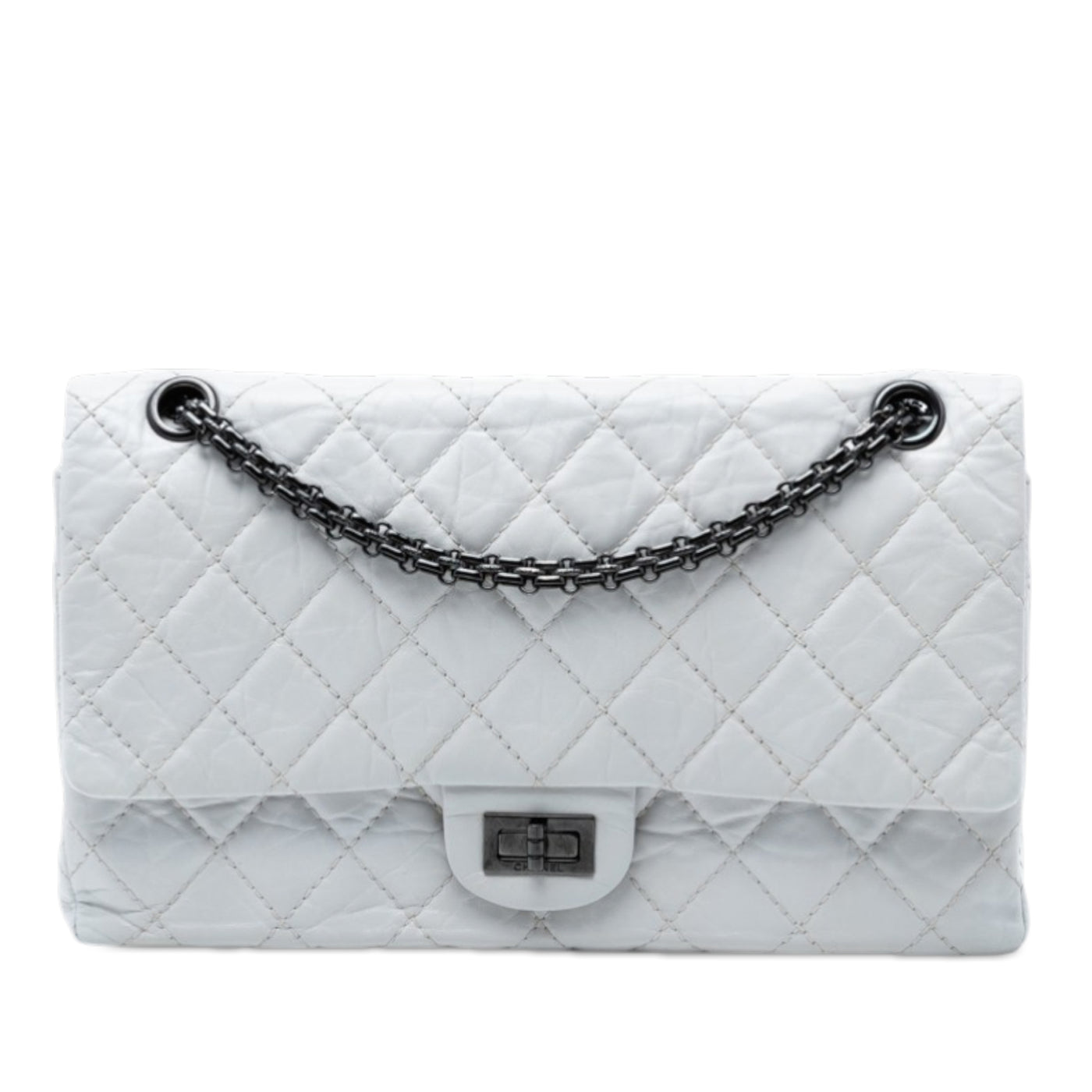 Quilted Aged Calfskin Reissue 2.55 Double Flap 225 - Image 1