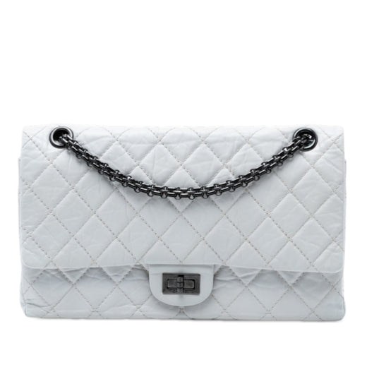 Quilted Aged Calfskin Reissue 2.55 Double Flap 225