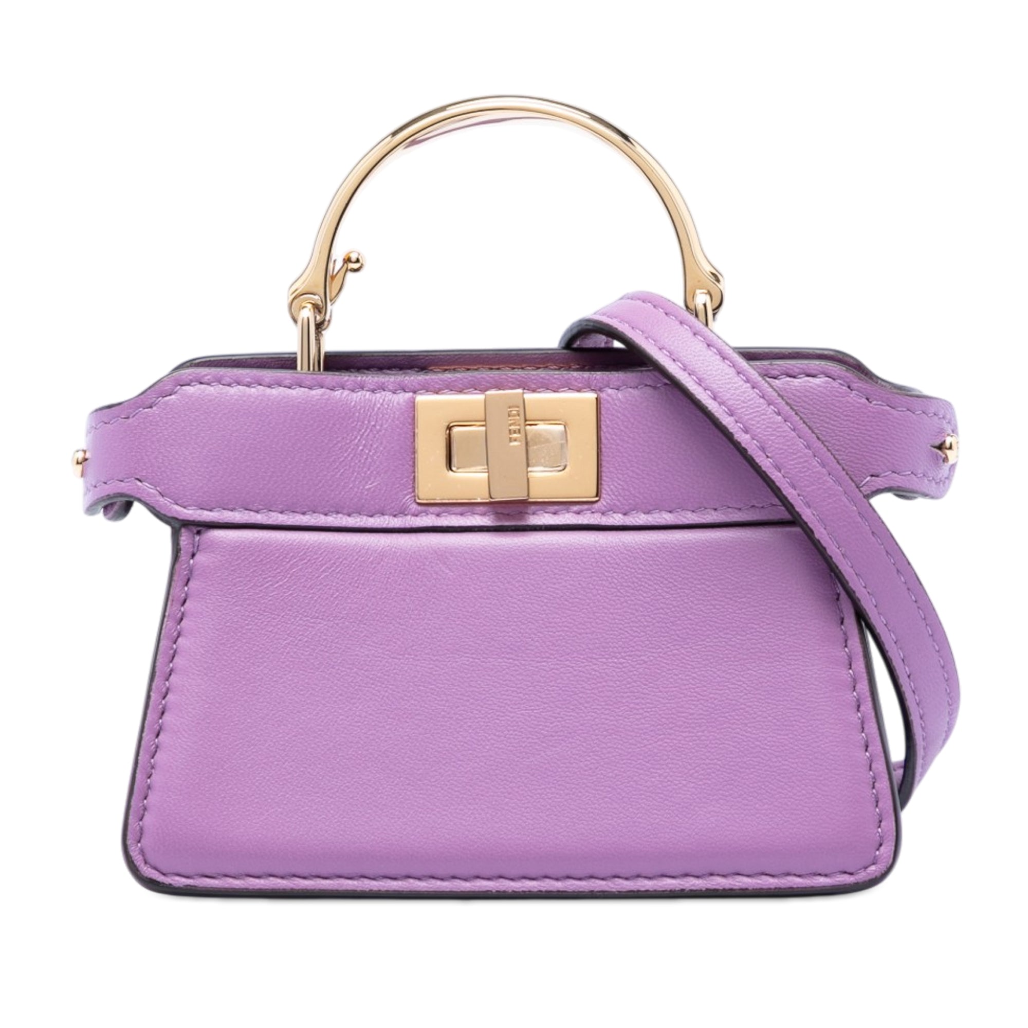Nano Calfskin Peekaboo ISeeU Maxi Handle Satchel - Image 1