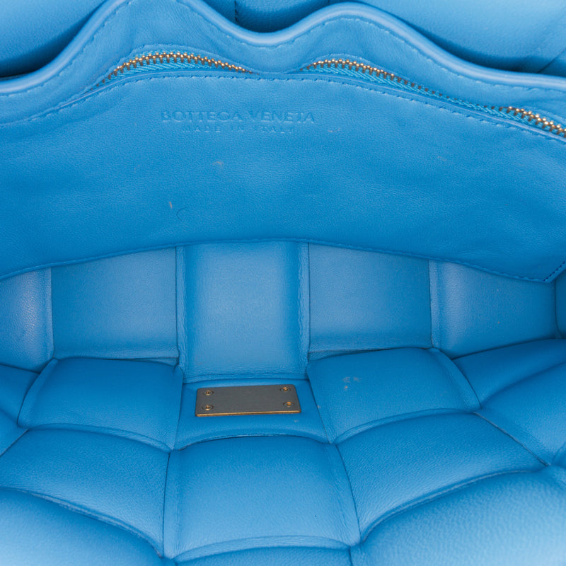 Nappa Intrecciato Padded Chain Cassette Satchel - Image 6
