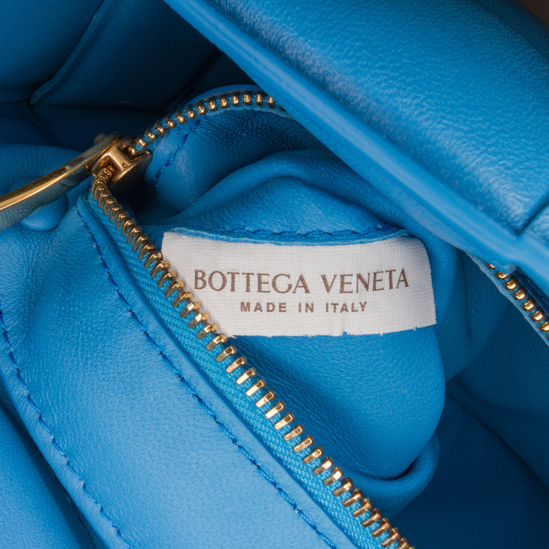 Nappa Intrecciato Padded Chain Cassette Satchel - Image 7