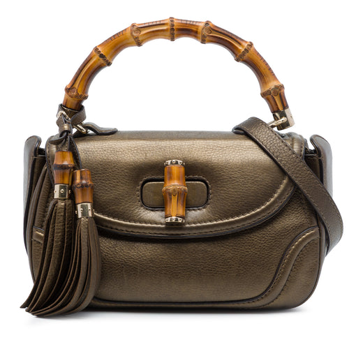 Medium Leather New Bamboo Satchel - Image 1