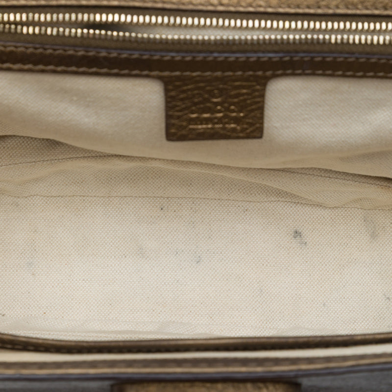 Medium Leather New Bamboo Satchel - Image 4