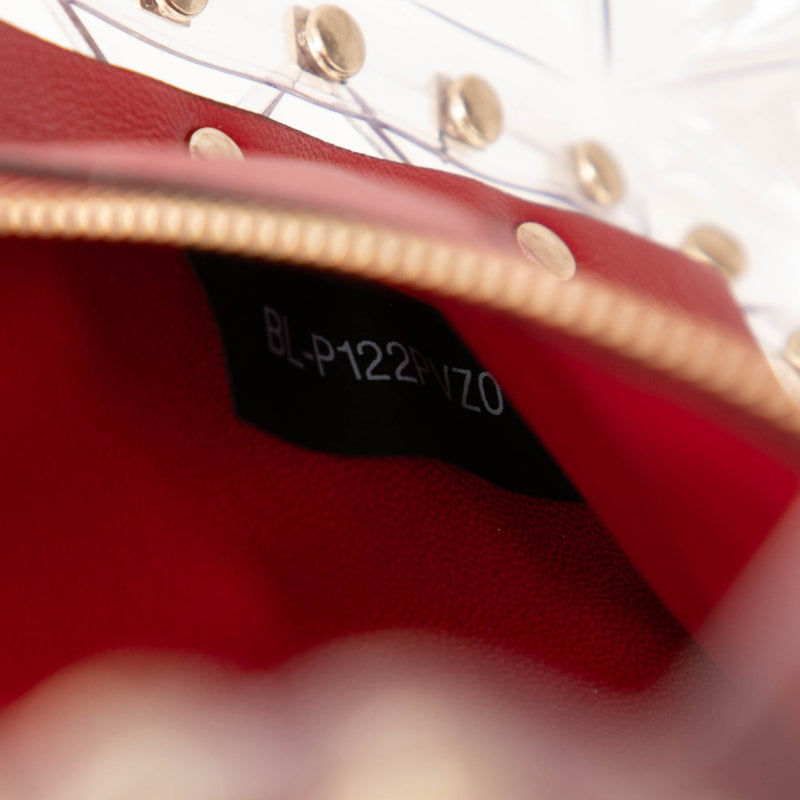 Medium PVC Rockstud Spike Satchel - Image 6
