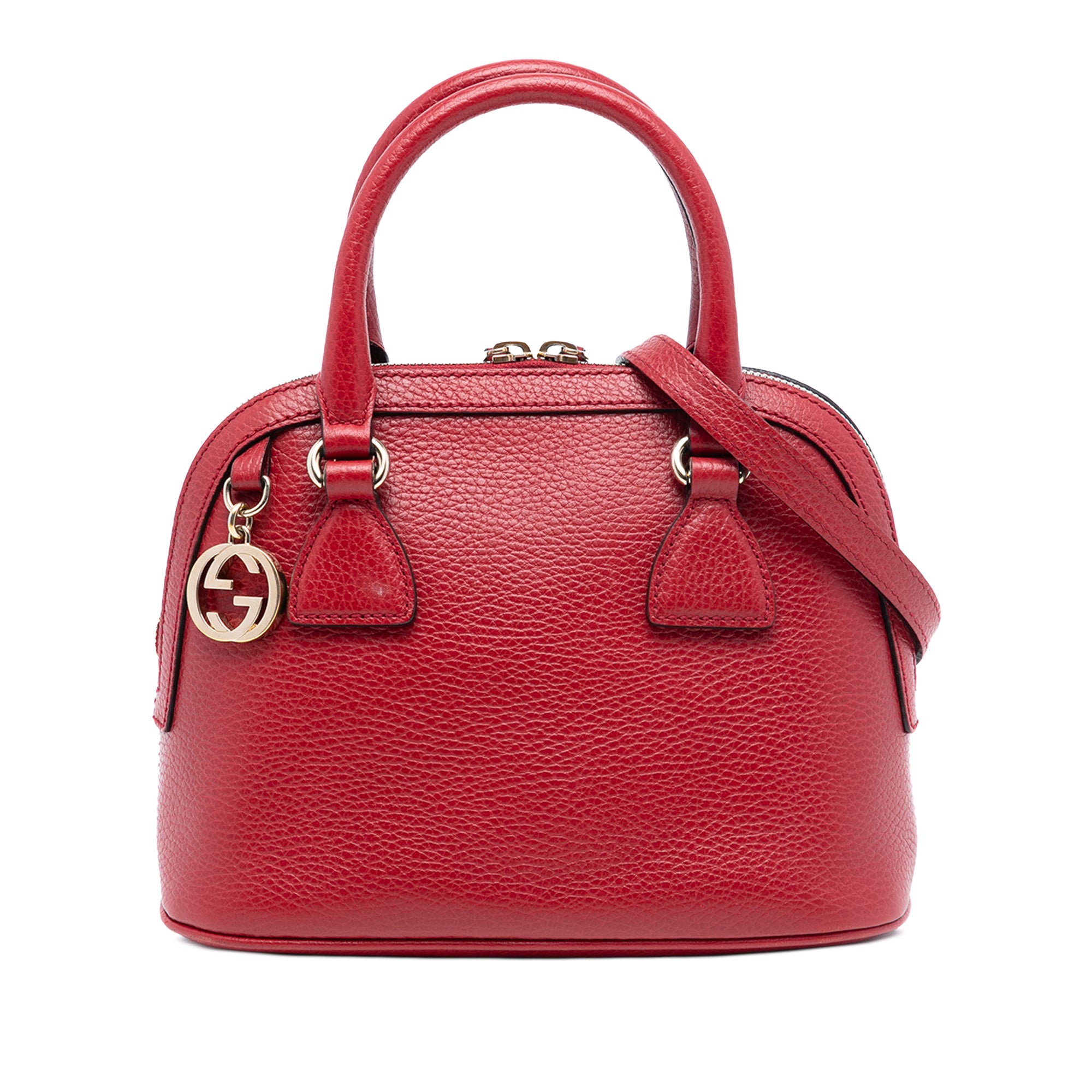Mini Calfskin GG Charm Dome Satchel - Image 1