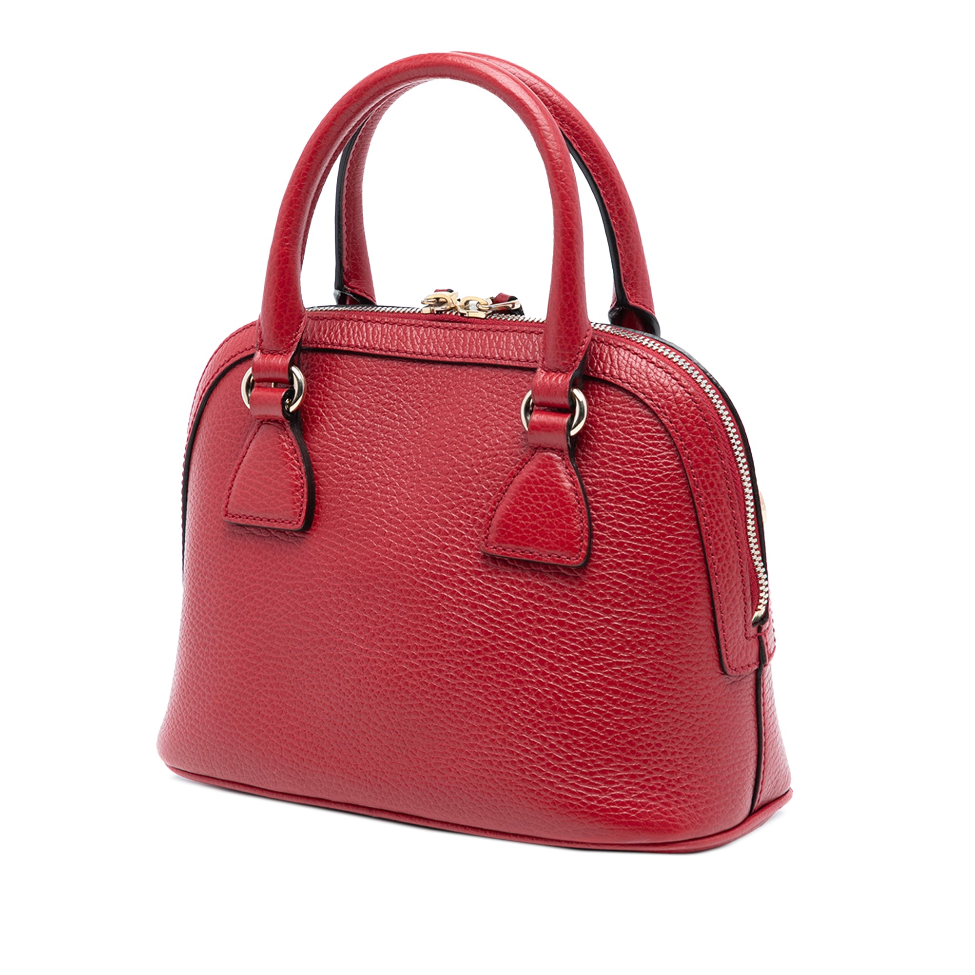 Mini Calfskin GG Charm Dome Satchel - Image 2