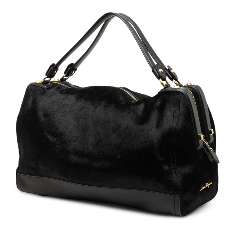 Pony Hair Top Handle Bag - Image 2