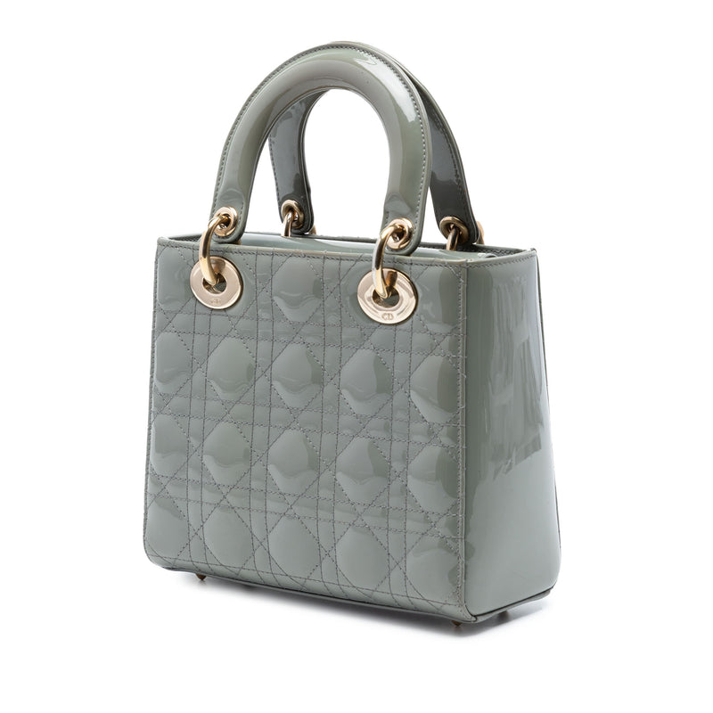 Small Patent Cannage Lady Dior - Image 2