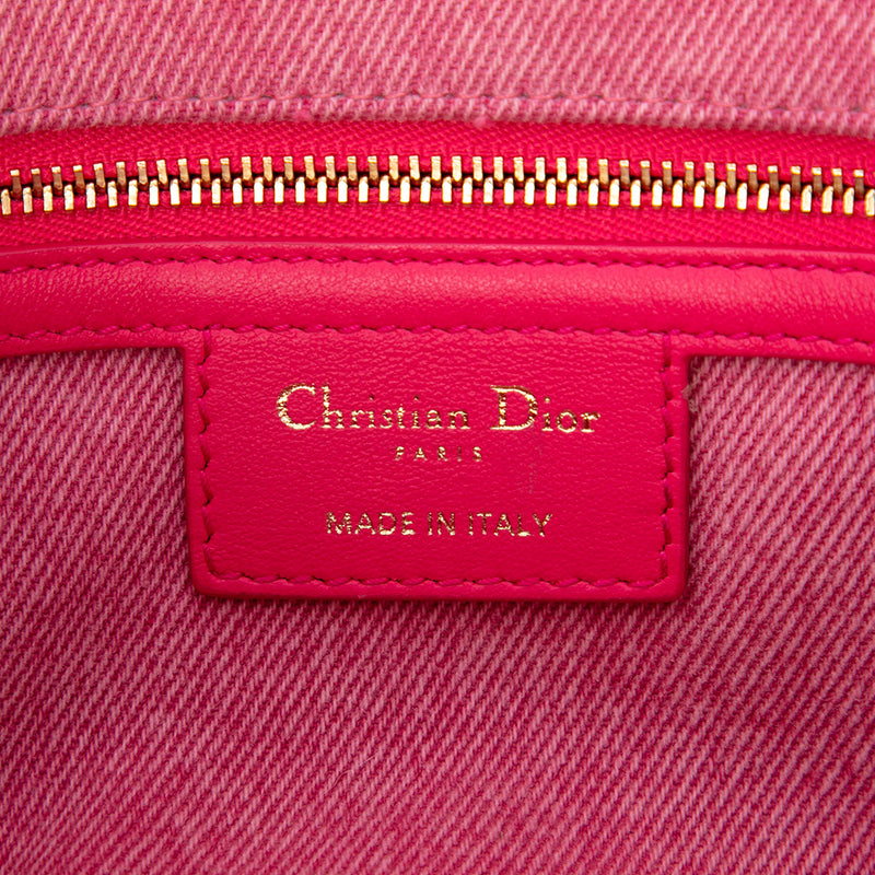 Medium Denim Macrocannage Caro Bag - Image 5
