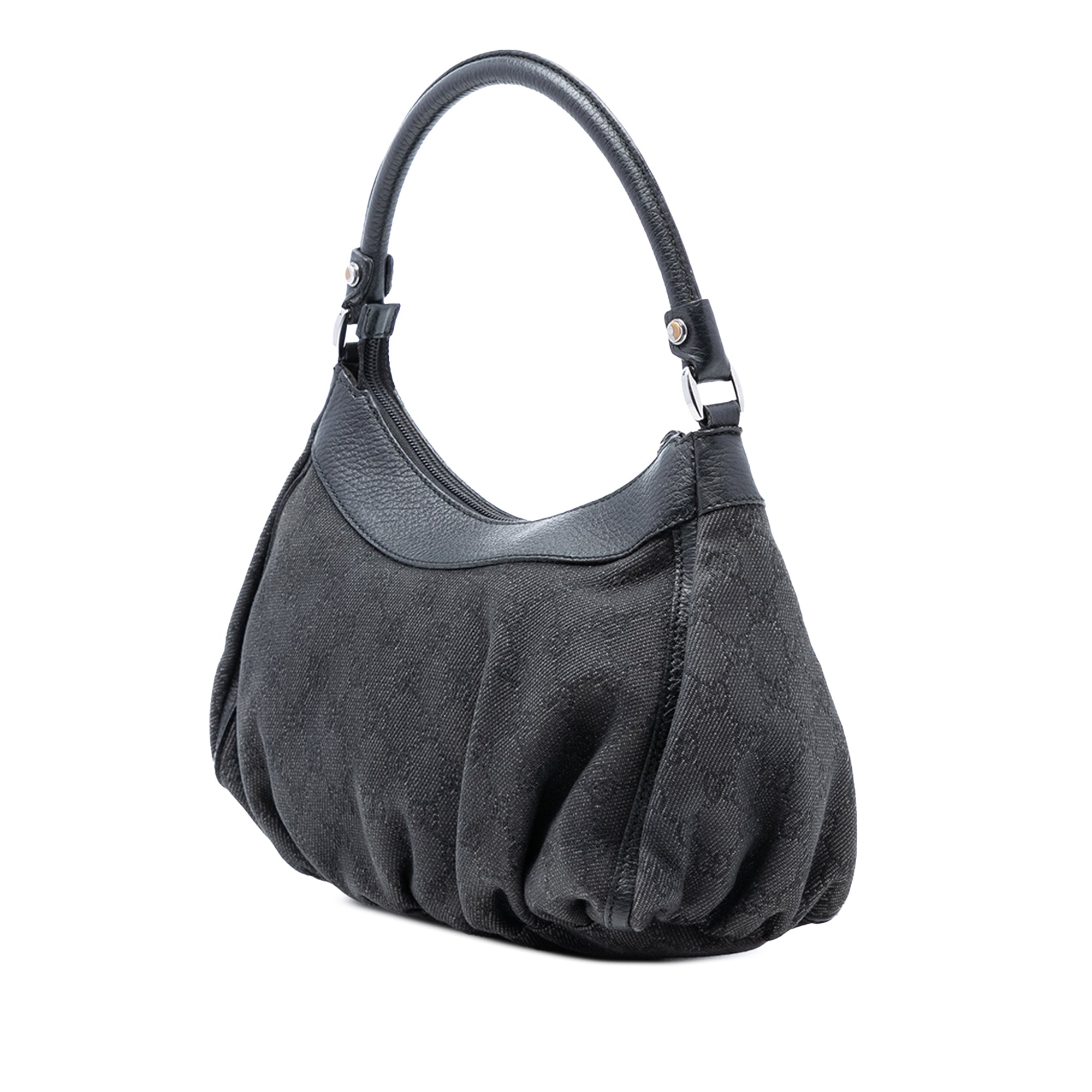 GG Denim Abbey D Ring Shoulder Bag - Image 2