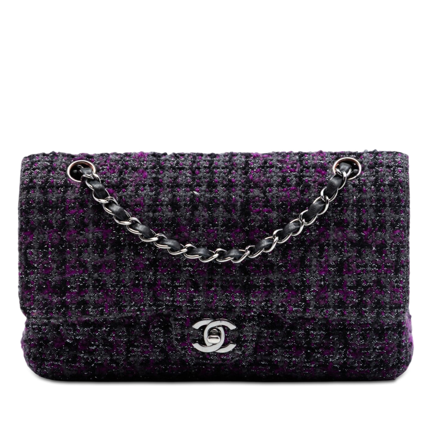 Medium Classic Tweed Double Flap - Image 1