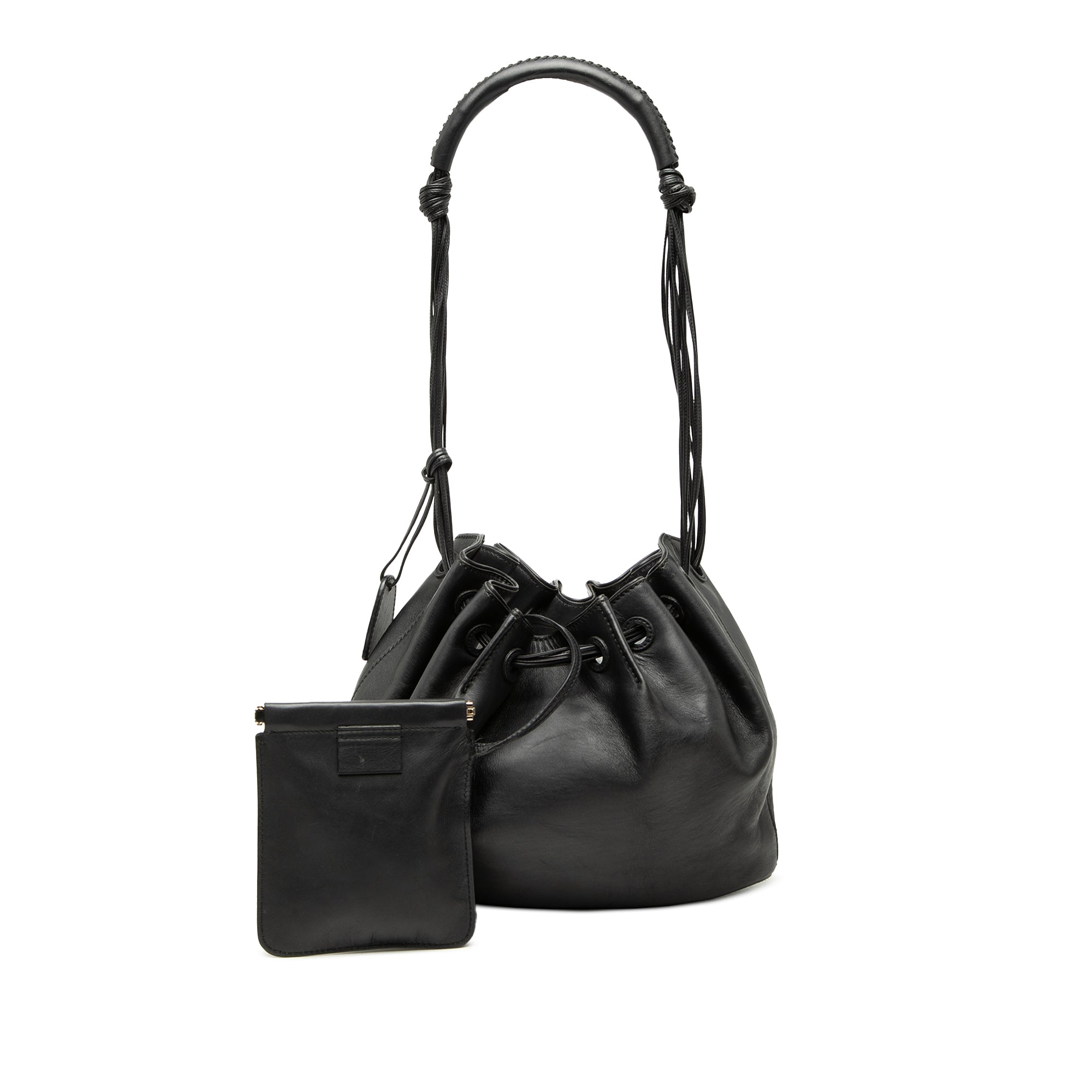 Calfskin Bucket Bag - Image 8