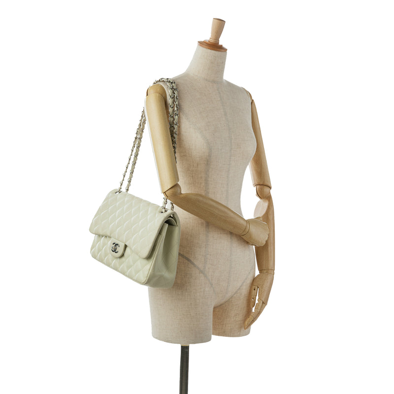 Jumbo Classic Caviar Double Flap - Image 12