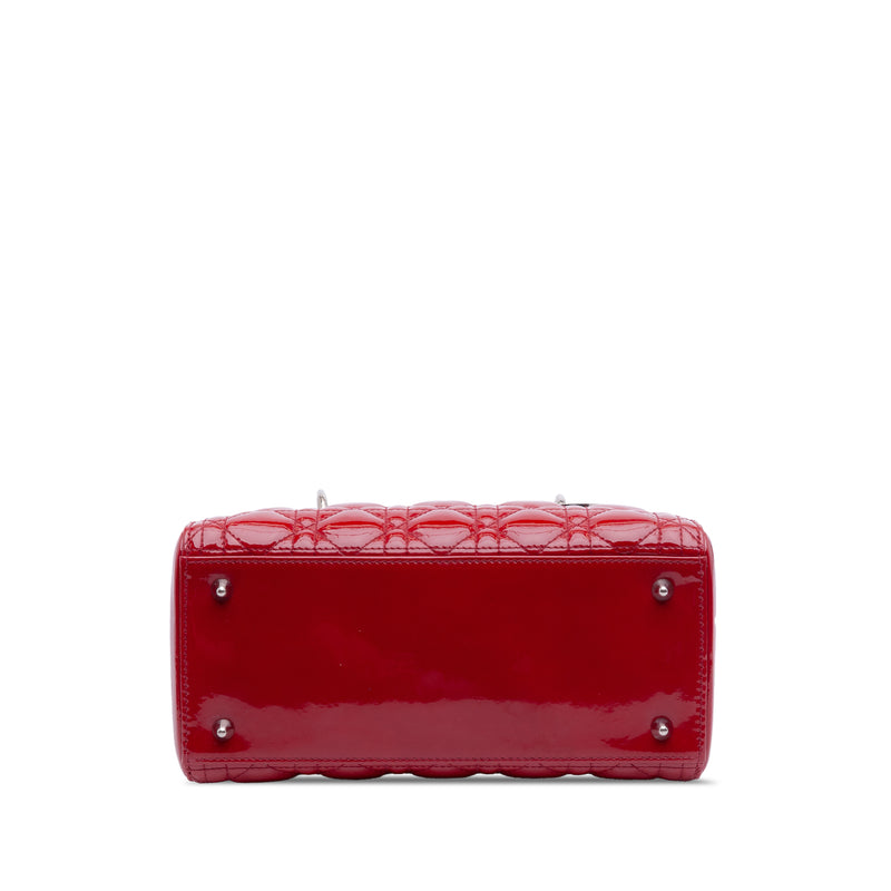 Medium Patent Cannage Lady Dior - Image 3