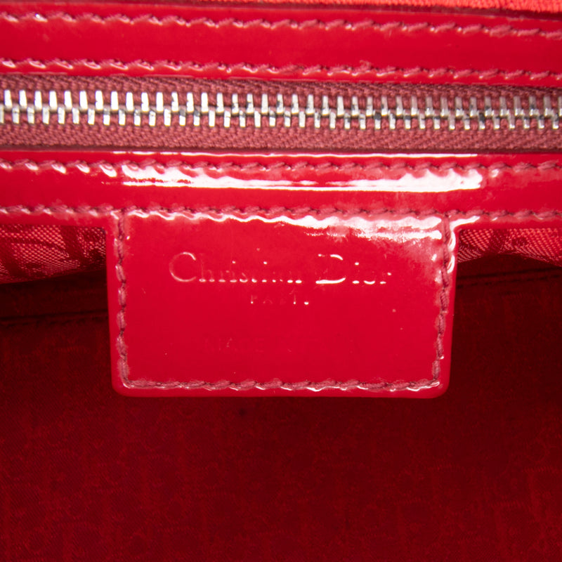 Medium Patent Cannage Lady Dior - Image 5