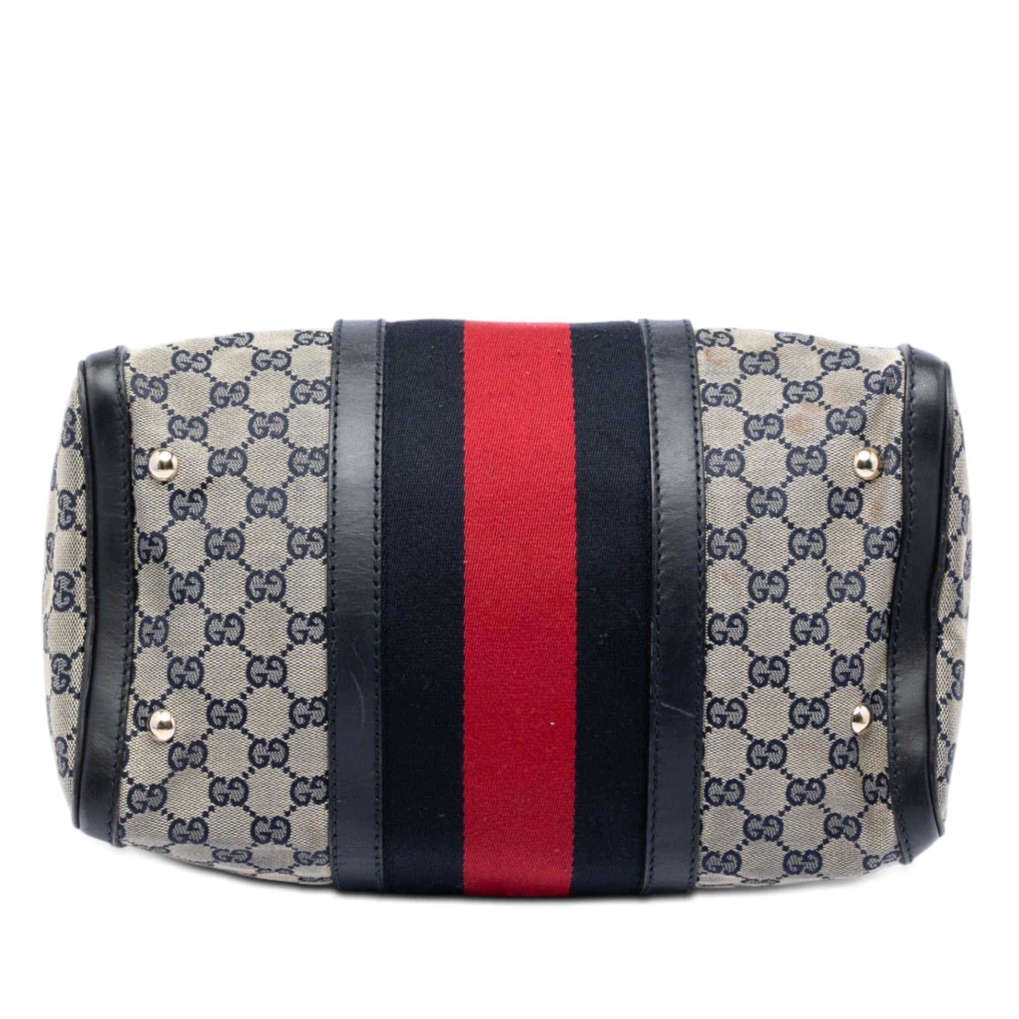 Medium GG Canvas Web Joy Boston Bag - Image 3