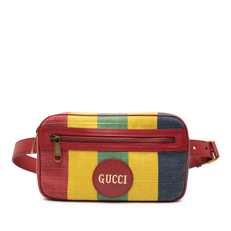 Baiadera Canvas Stripe Belt Bag