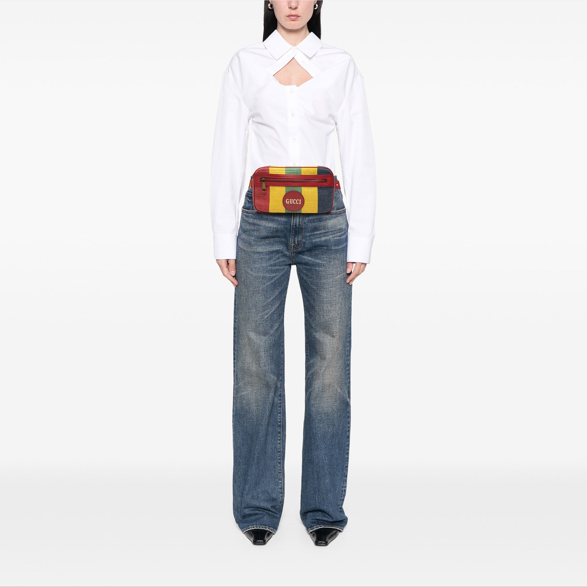 Baiadera Canvas Stripe Belt Bag - Image 7
