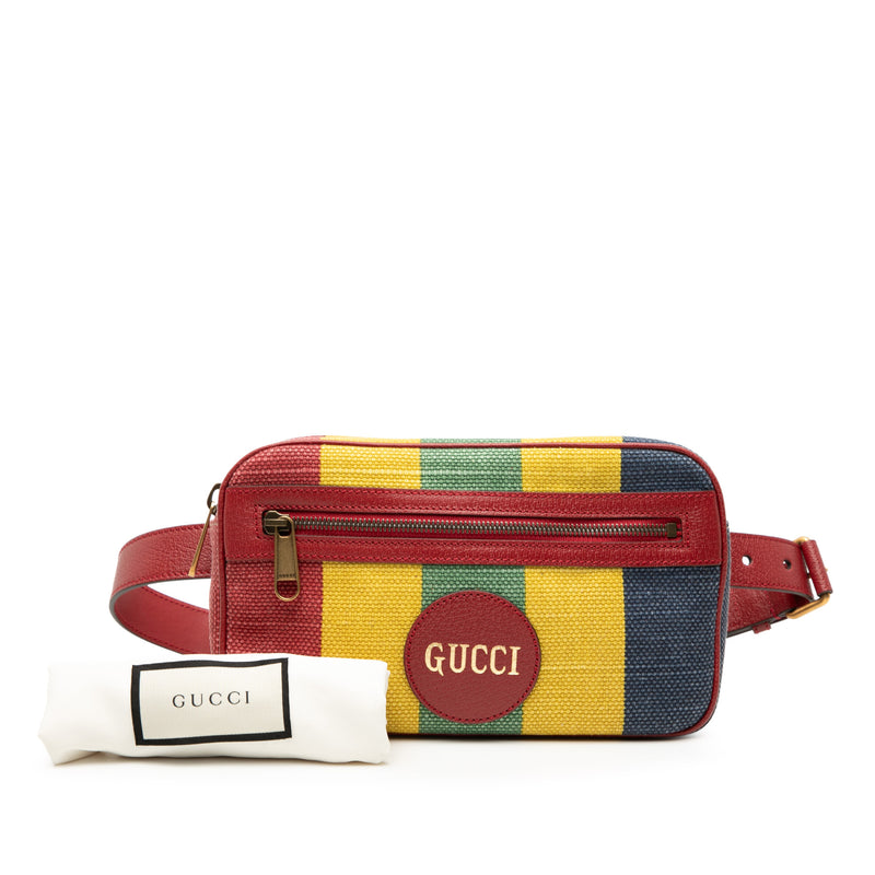Baiadera Canvas Stripe Belt Bag - Image 8