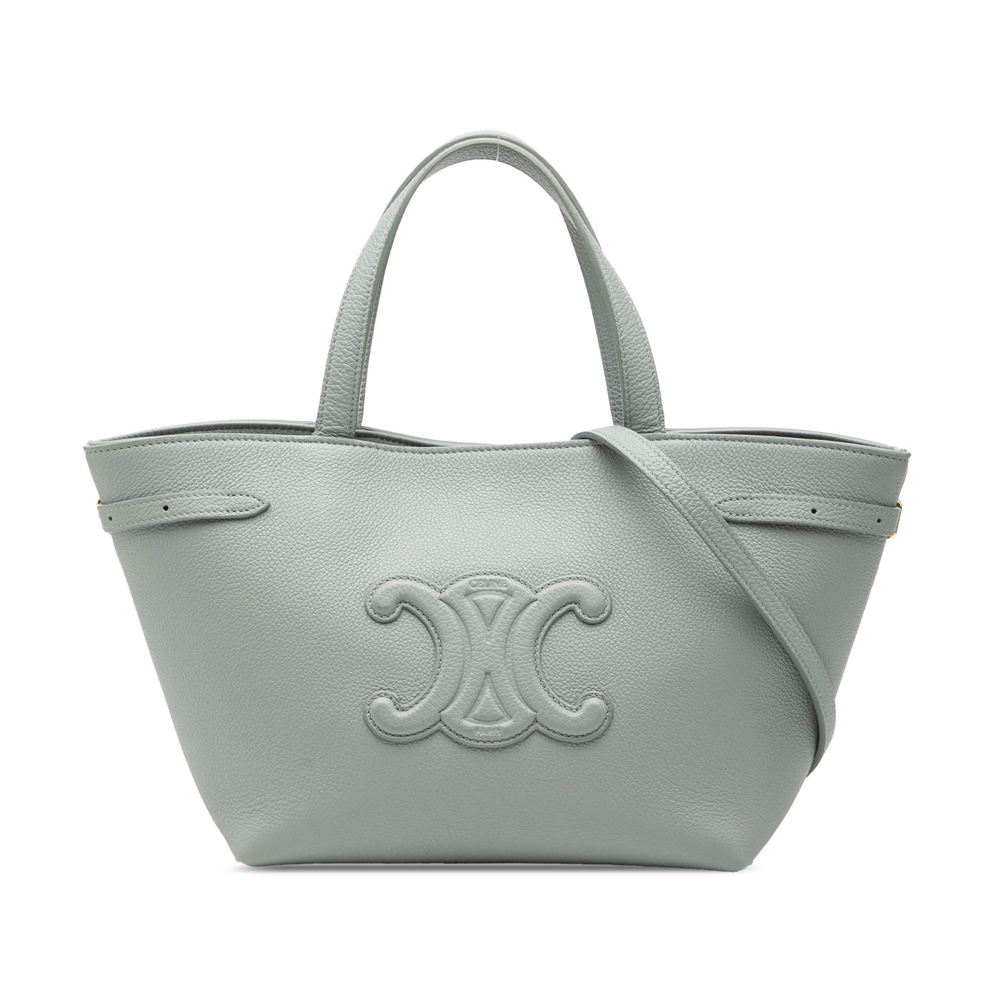 Mini Grained Calfskin Cuir Triomphe Cabas Anais Tote - Image 1