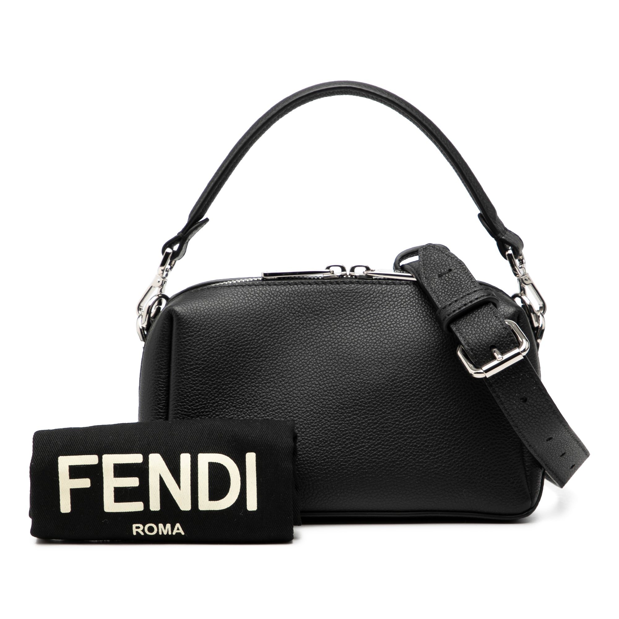 Small Leather Lui Satchel - Image 8
