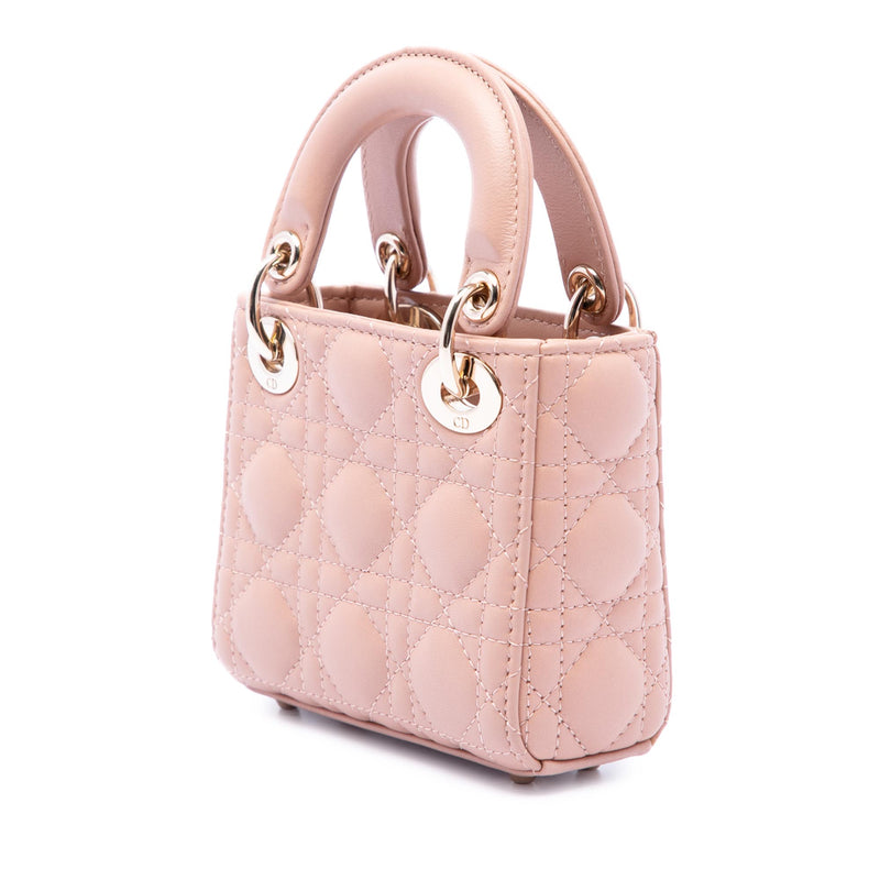 Micro Lambskin Cannage Lady Dior - Image 2