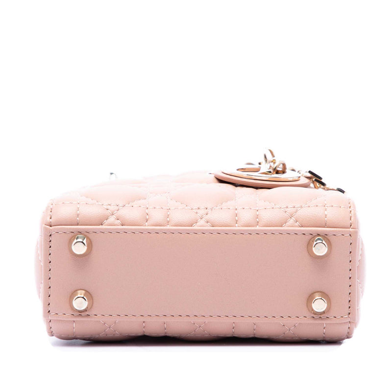 Micro Lambskin Cannage Lady Dior - Image 3