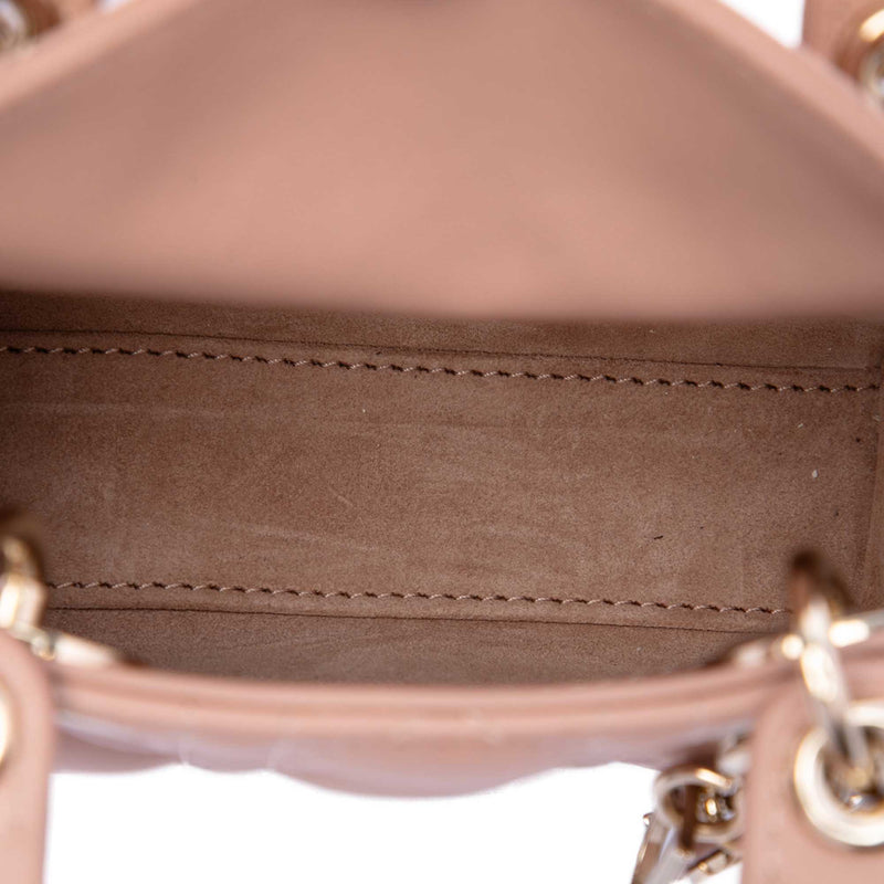 Micro Lambskin Cannage Lady Dior - Image 4