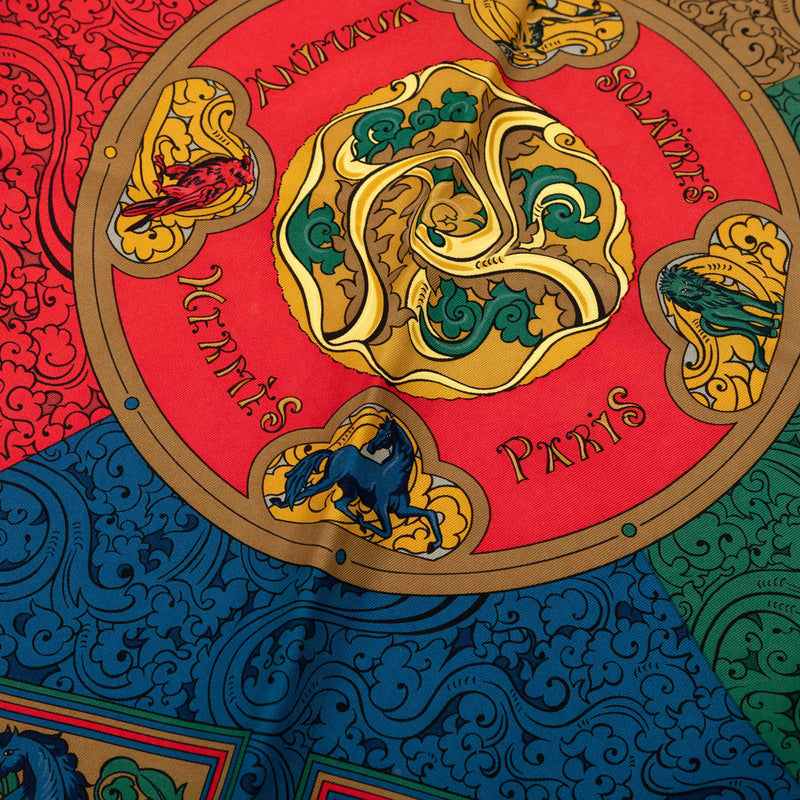 Animaux Solaires Silk Scarf 90 - Image 4