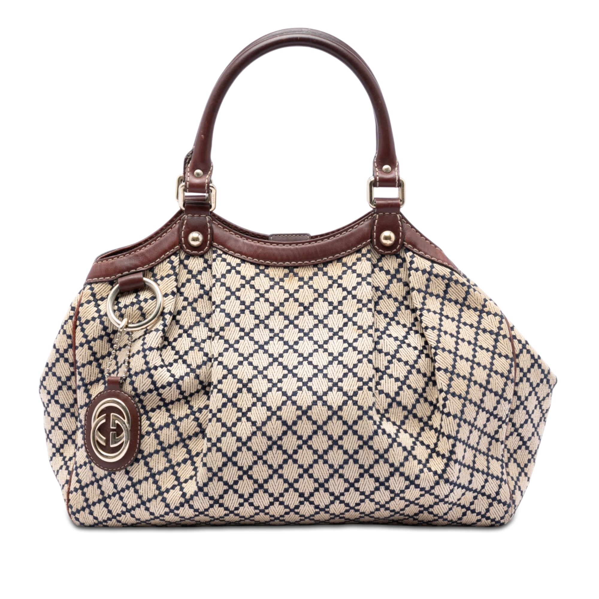 Medium Diamante Canvas Sukey Tote - Image 1