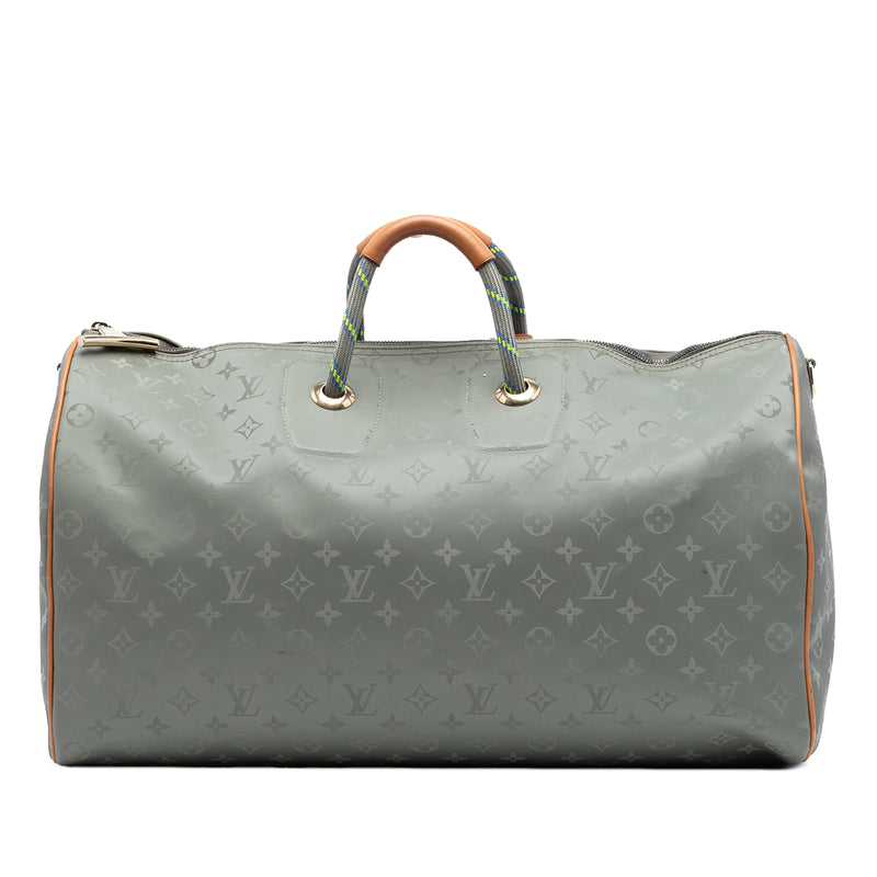 Monogram Titanium Keepall Bandouliere 50